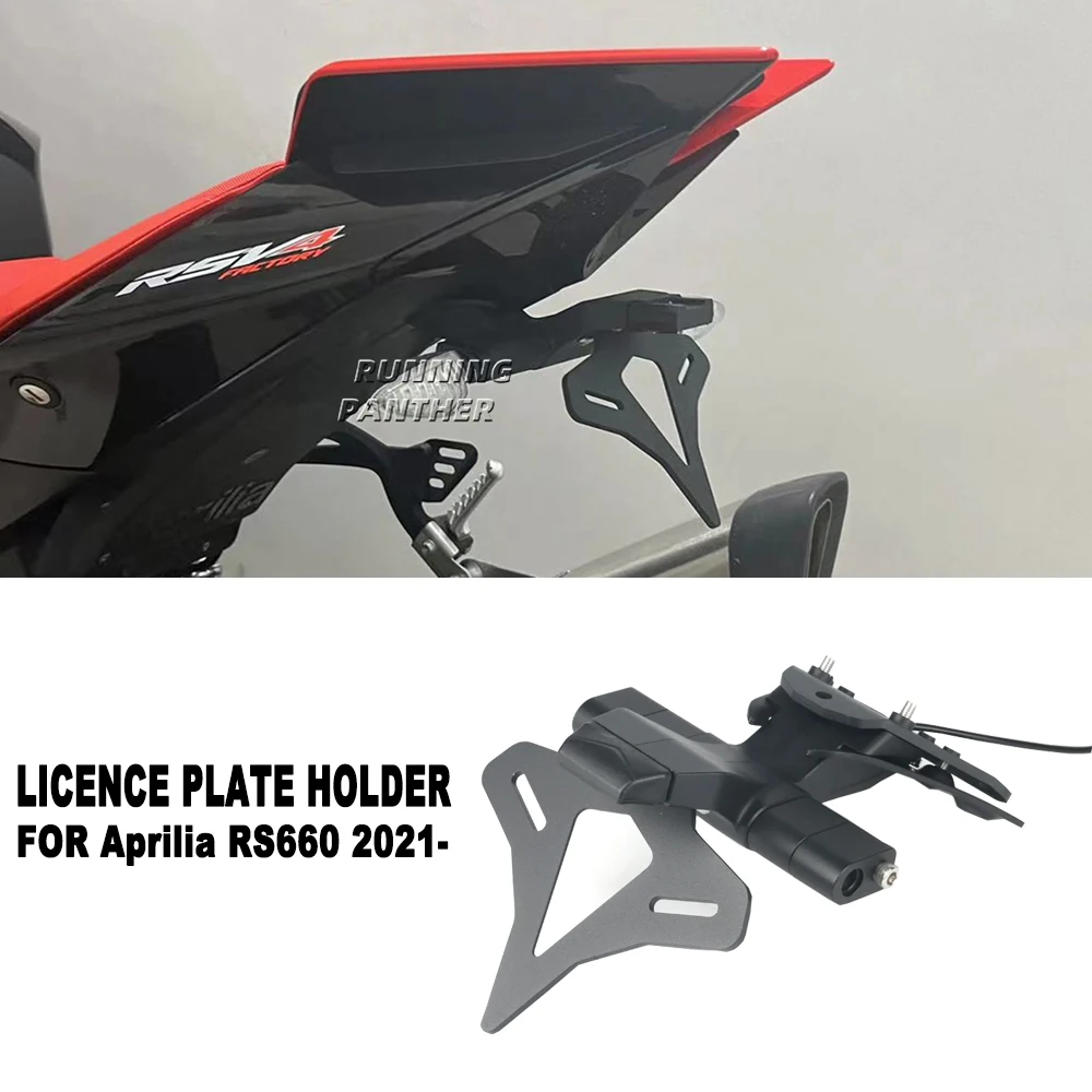 

Motorcycle Accessories License Plate Holder Fender Eliminator Registration Bracket For Aprilia RS660 rs660 Tuono660 RSV4 2021-20