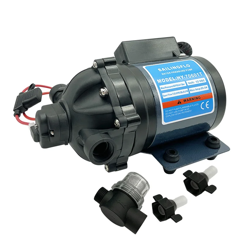 

DC 12V 7GPM Marine Electric Diaphragm Pump High Pressure Cleaning Pump