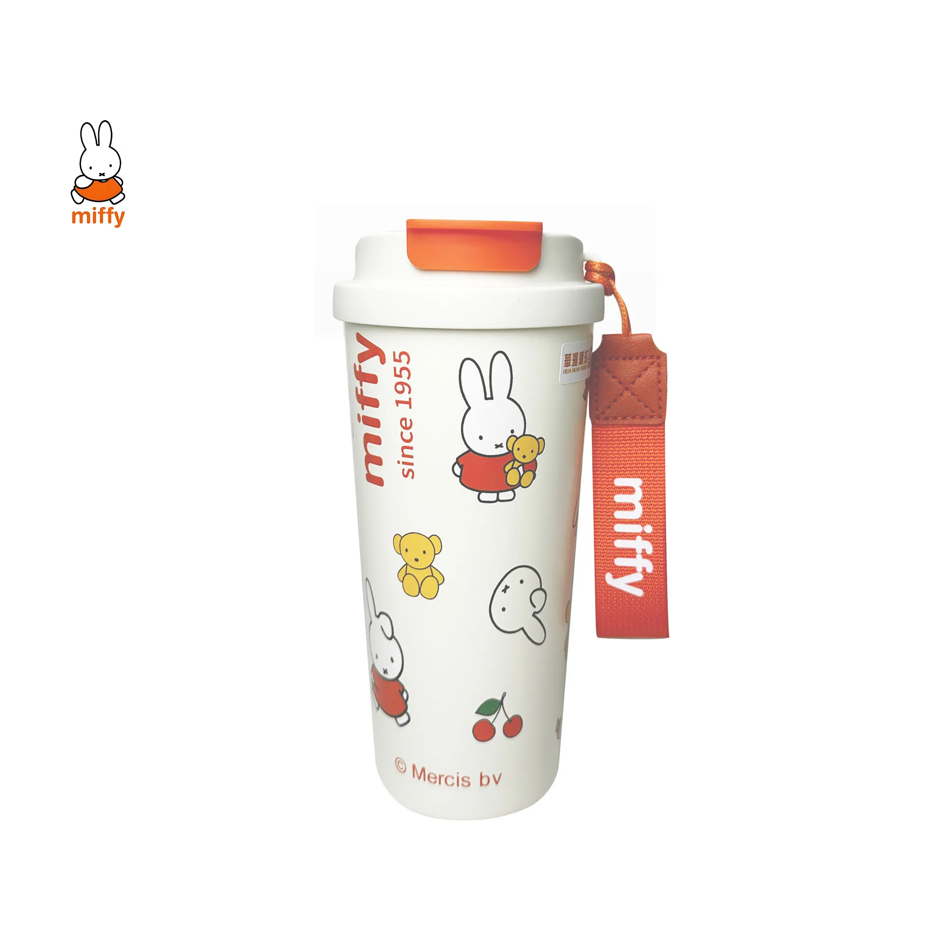

500Ml Miffy Kawaii Cartoon Stainless Steel Vacuum Insulated Tumbler Cute Rabbit Anime Portable Water Cup Gift for Kids