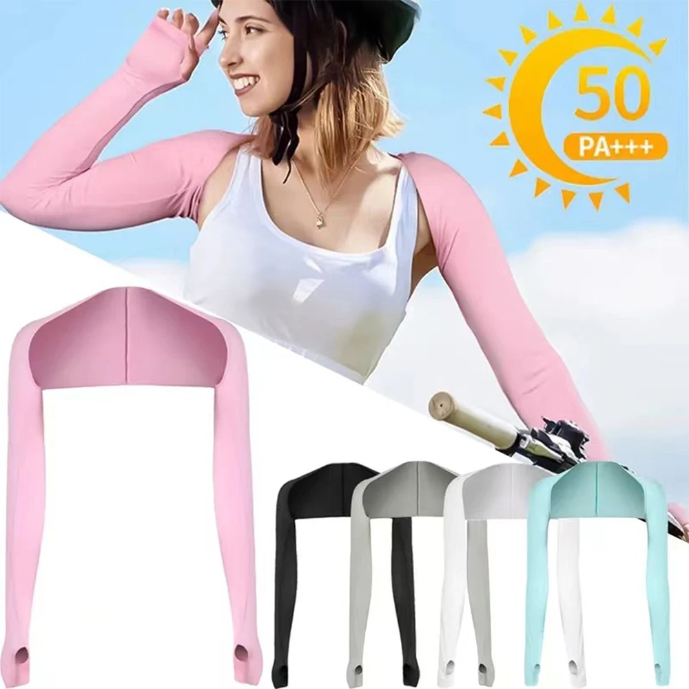 Parche de hielo con protector solar deportivo, chal de manga fino y transpirable para correr, pescar y andar en bicicleta
