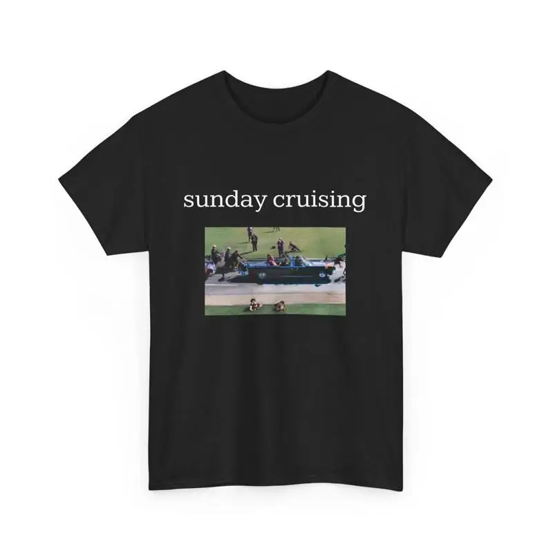 

Футболка с забавным мемом Sunday Cruising Y2k, модный эстетический слоган для дрянной вечеринки
