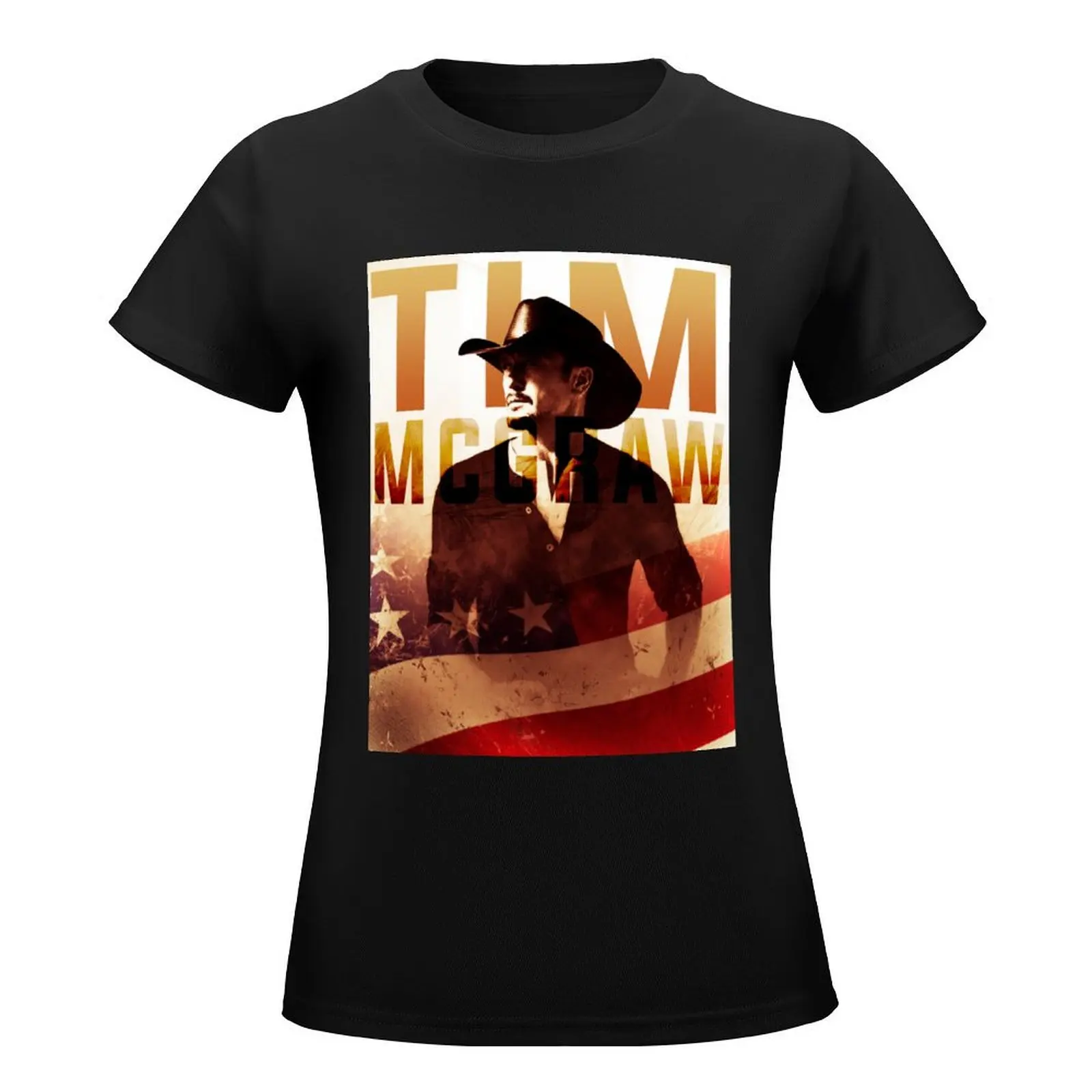 McGraw Tim T-Shirt anime heavyweights funny t shirts for Women