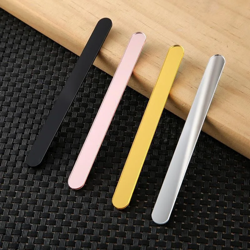 10 unids/set de palitos de helado acrílicos de alta calidad, varilla agitadora, Kit de fabricación de pudín transparente de calidad alimentaria, paletas, utensilios de cocina