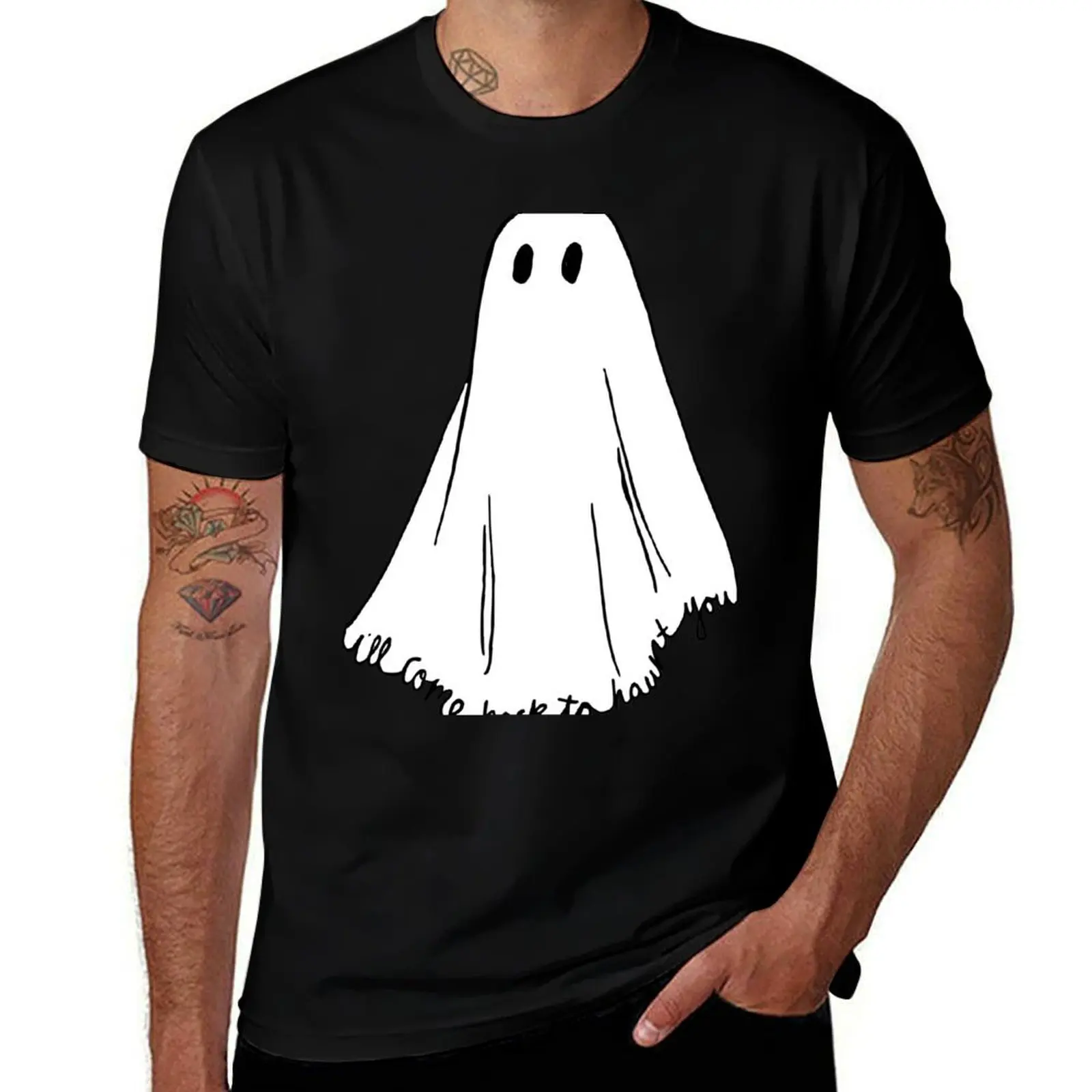 

Haunt T-Shirt No Iron Casual Short Sleeve Top