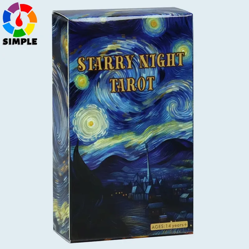 

Starry Night Tarot Deck Cards Games Divination Party Desktop