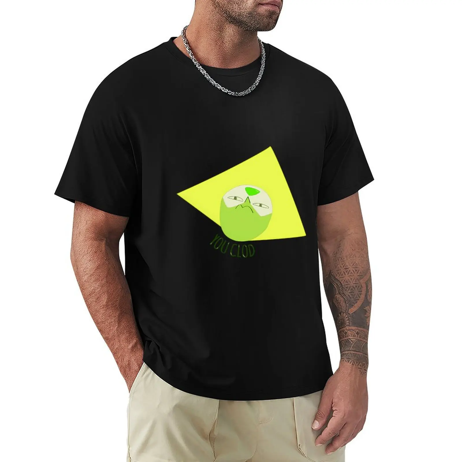 Camiseta You Clod Peridot Steven Universe, camiseta de manga corta con estampado elegante