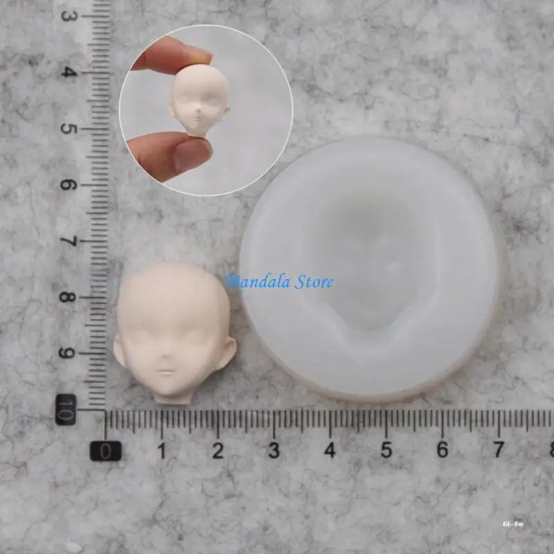 

U2JC Clay Mould Face Mould Epoxy Resin Mould for Cake Decorations