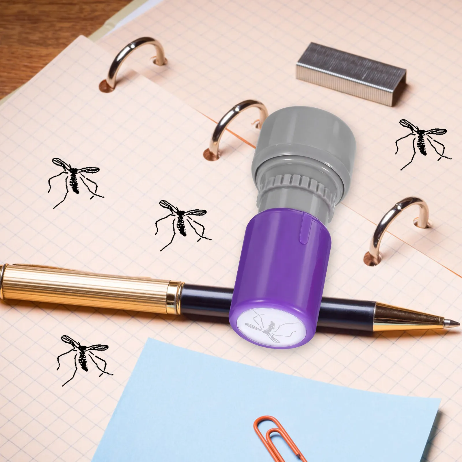 2 Stück Fake-Stempel Selbstfärbend für Halloween-Partys, Scherzartikel, Interaktive Requisiten, Neuheit-Gag-Geschenk