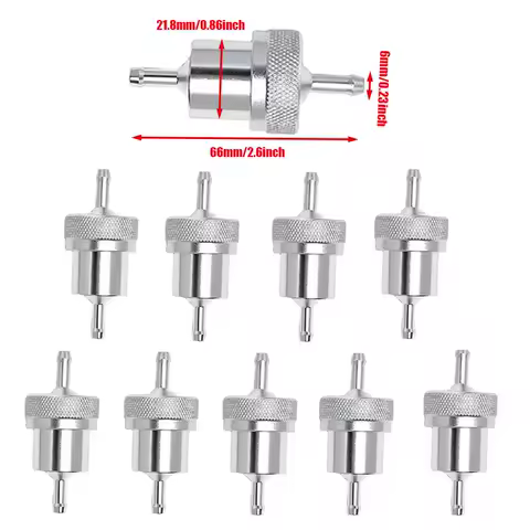 Universal Air Diesel Heater Aluminum Copper Core Fuel Oil Filter Water Separator Parts For Truck Bus Caravan Boat Auto Trailers