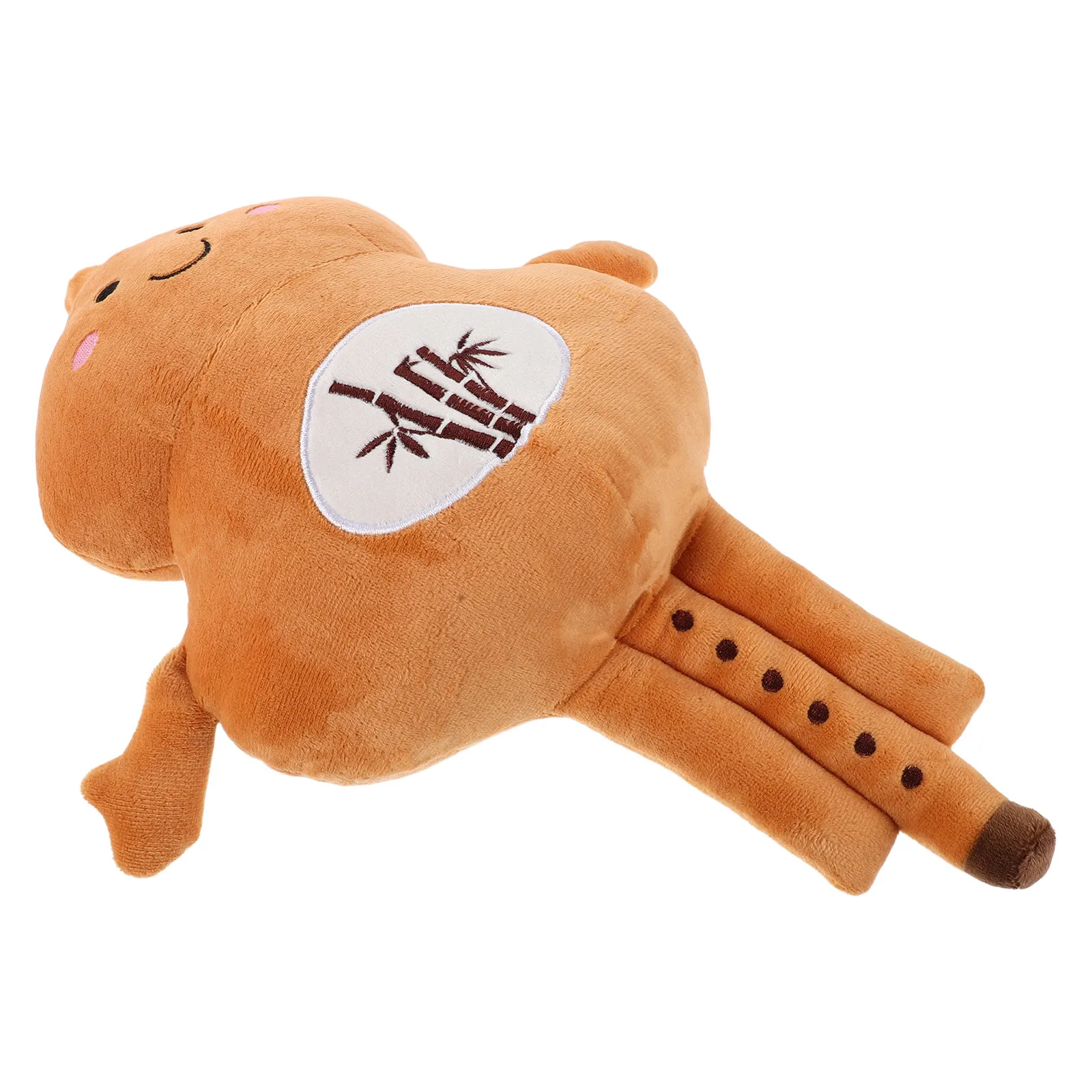 

13.4 Inch Creative Instrument Stuffed Animal - Soft Cucurbit Flute Decorative Pillow for Bedroom Sofa Music Lovers Gift