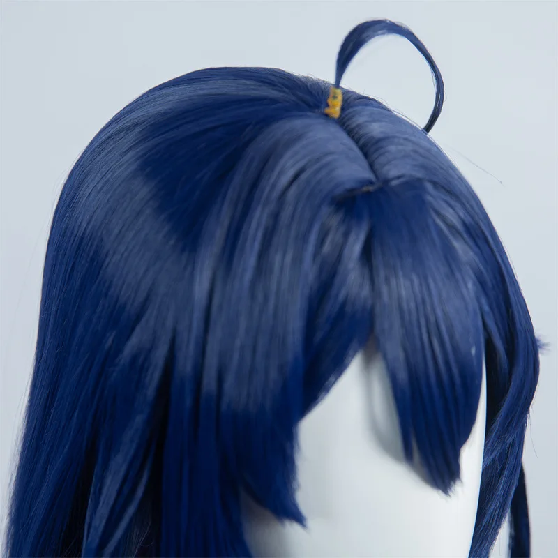 Bhāo Huài Xīng Qióng TiPeruca de cosplay Dào Xī Ér, imitação de couro cabeludo humano, peruca de cosplay longa e reta de duas cores