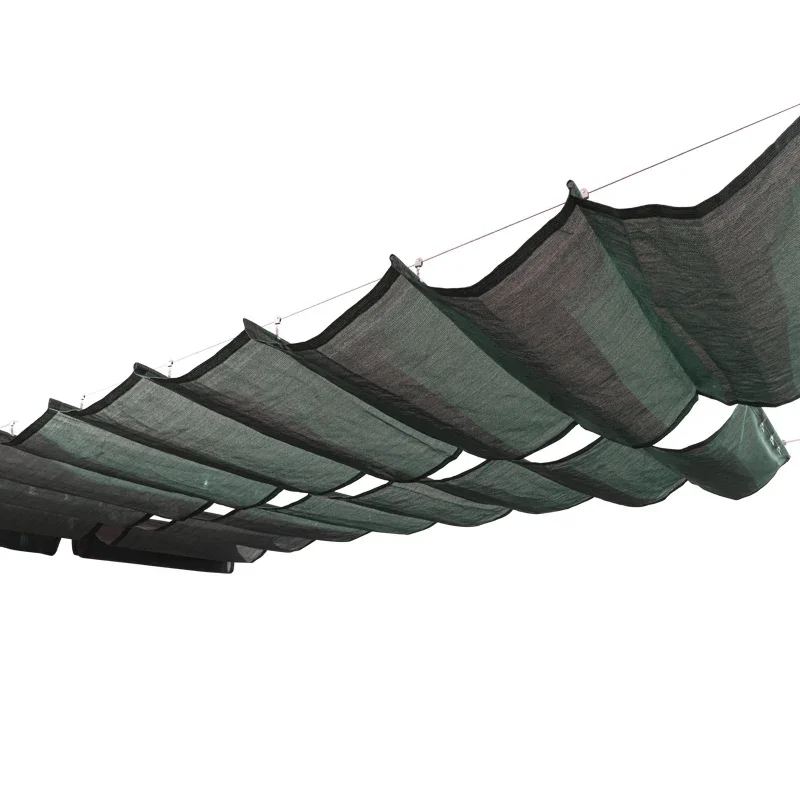 

Garden Pergola Wave Sunshade Sail Patio Retractable Sun Shade Canopy Cover Terrace Swimming Pool Telescopic Shading Awning