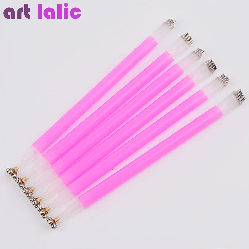 Double-Headed Nail Art Magnet Stick Cat Eye Gel Polish 3D Line Strip Flowers Effect for Professional & Home Use
