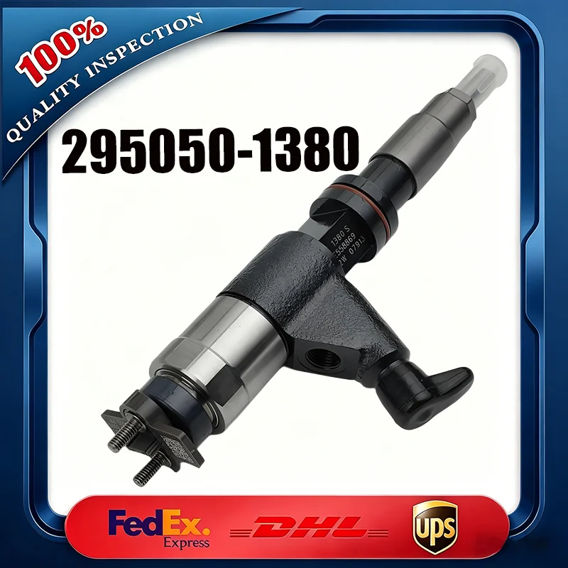 Diesel Engine Common Rail Fuel Injector Part Number 295050-1380 RE558869 Compatiable with John Deere 5065E