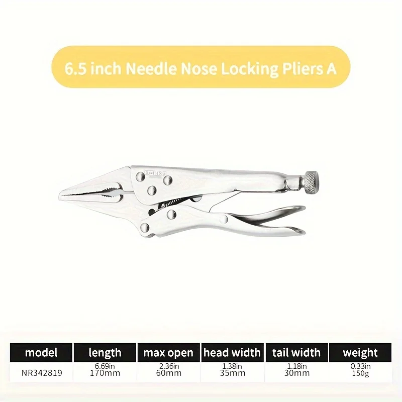 كماشة القفل الكهربائية من DELIXI: سبائك الصلب المقواة، صلابة عالية، فتحة كبيرة، قوة عض قوية، مرنة تمامًا للاستخدام