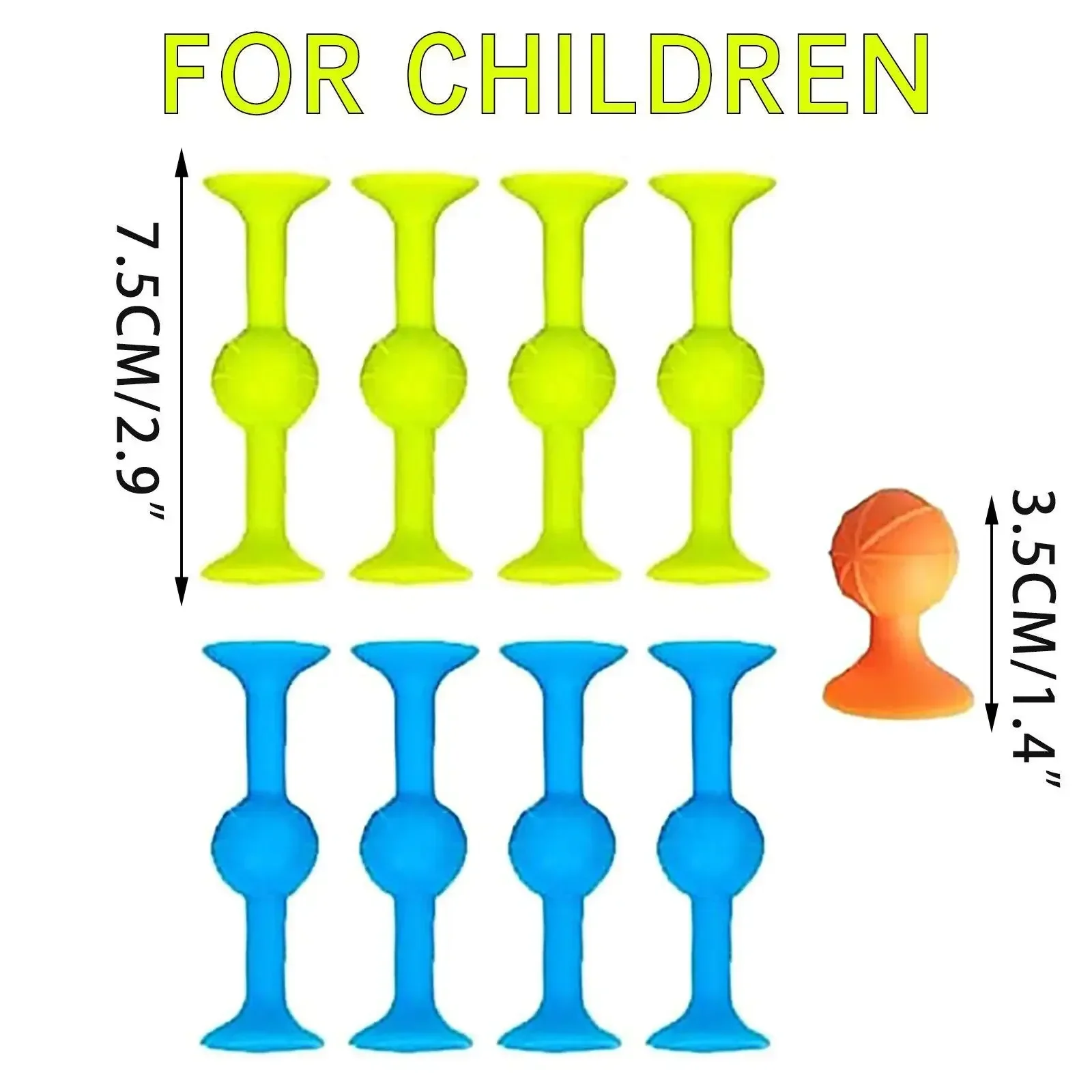7/12pcs Soft Sticky Suction Dart Fidget Toy Family Interactive Game Pop Silicone Dart Decompression Toy Party Favors For Guests