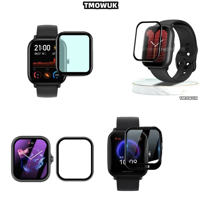 

For Amazfit BIP 3 5 6 U Pro Active Unity GTS 2E 2 3 4 MINI - High - Performance Soft Flexible Screen Protective Film - 3D Curved