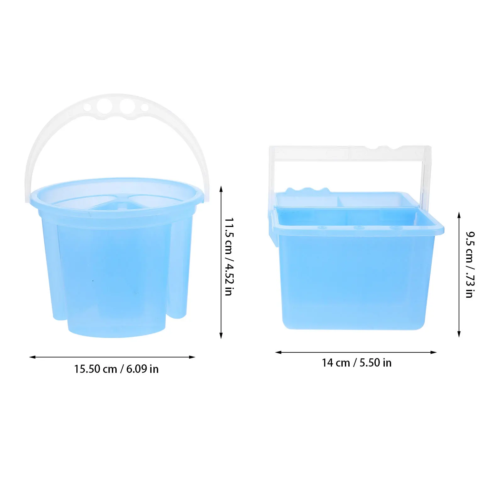 2 قطعة حامل فرشاة الفنان غسالة الطلاء منظم الألوان المائية قابلة لإعادة الاستخدام لوازم الاستخدام اليومي فرشاة الطلاء غسالة دلو الماء