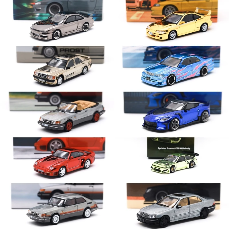 

Chase Tarmac Works 1:64 AE86 / Saab 900 / FFZ400 / S-Class / S14 / 190 E 2.3 / JZX100 / Integra TYPE R
