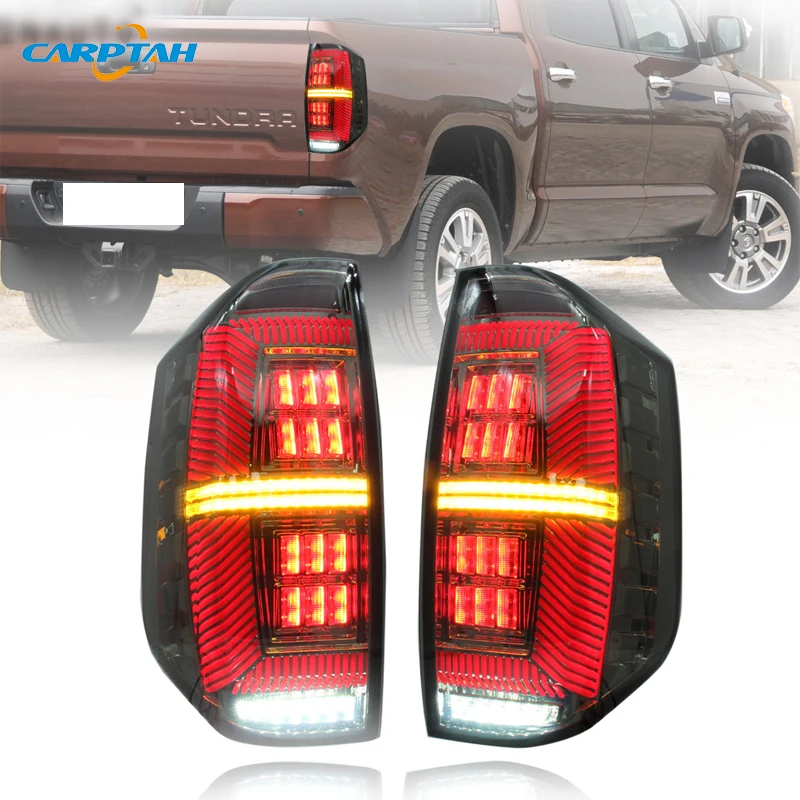 

Car LED Taillight For Toyota Tundra Pickup truck 2014-2021 Rear Running Lamp Brake Reverse Turn Signal Waterproof Car Accessorie