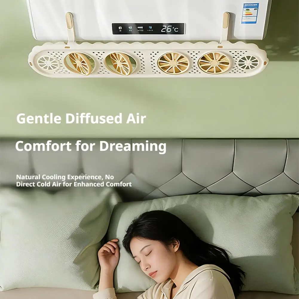 Universal Hanging Air Conditioner Wind Deflector Air Conditioning Baffle Anti Direct Blowing Adjustable Air Conditioning Cover
