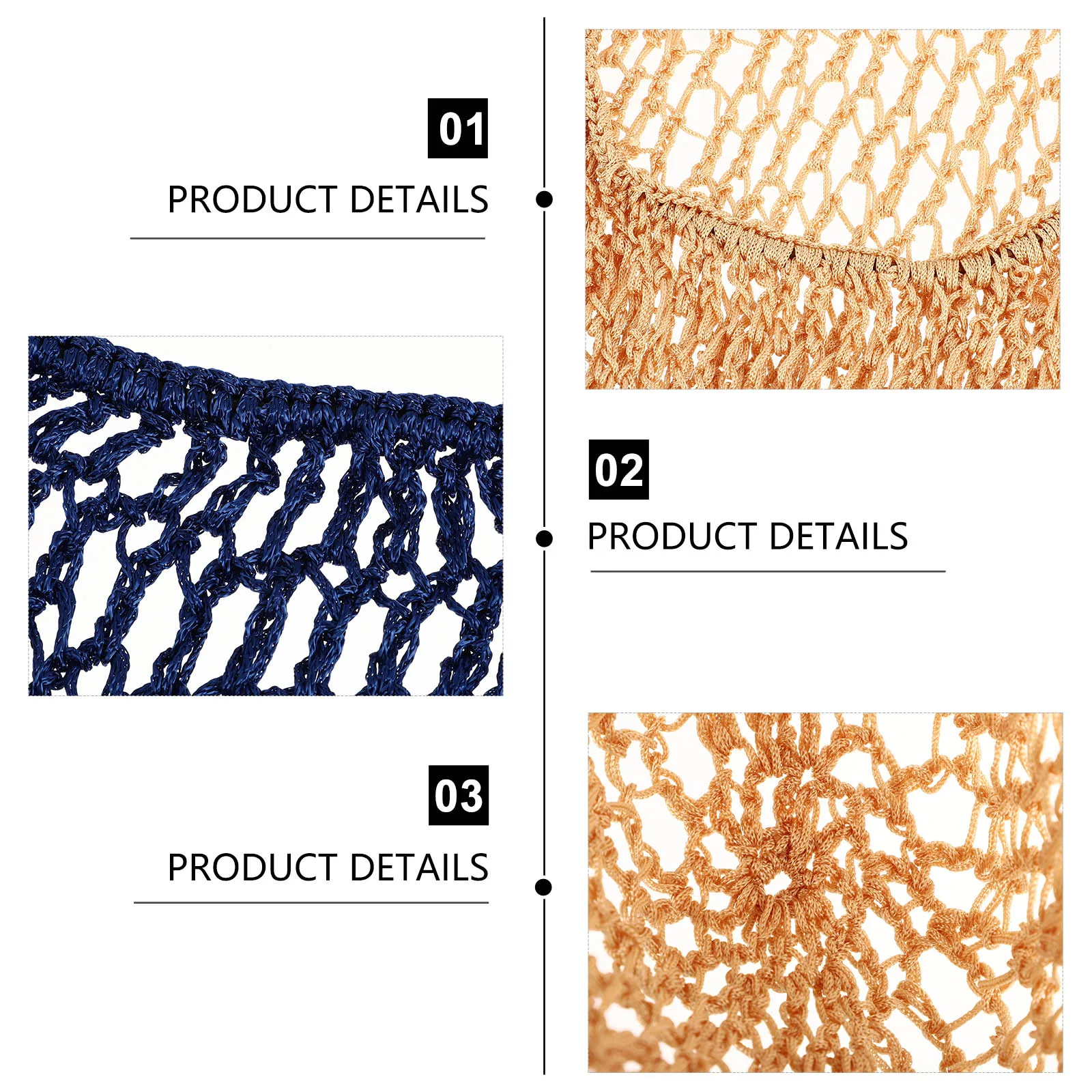 

2Pcs Mesh Women Long Sleeping Hat Hair Protector Durable Comfortable Net Cap Accessories Hair net Cap