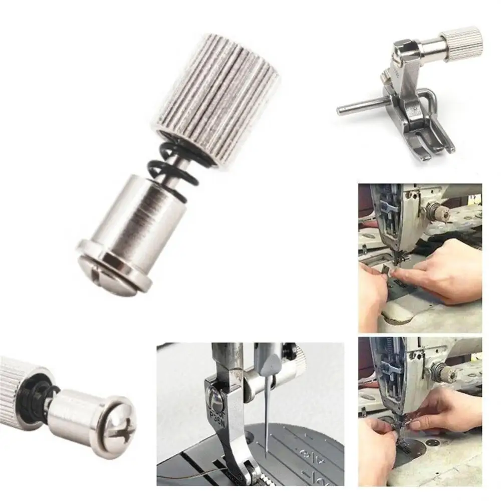 1 PCS Presser Foot Quick Change Screw Device Fit Industrial Lockstich Sewing Machine Parts Instant Clamp Spring Easy Feet Holder