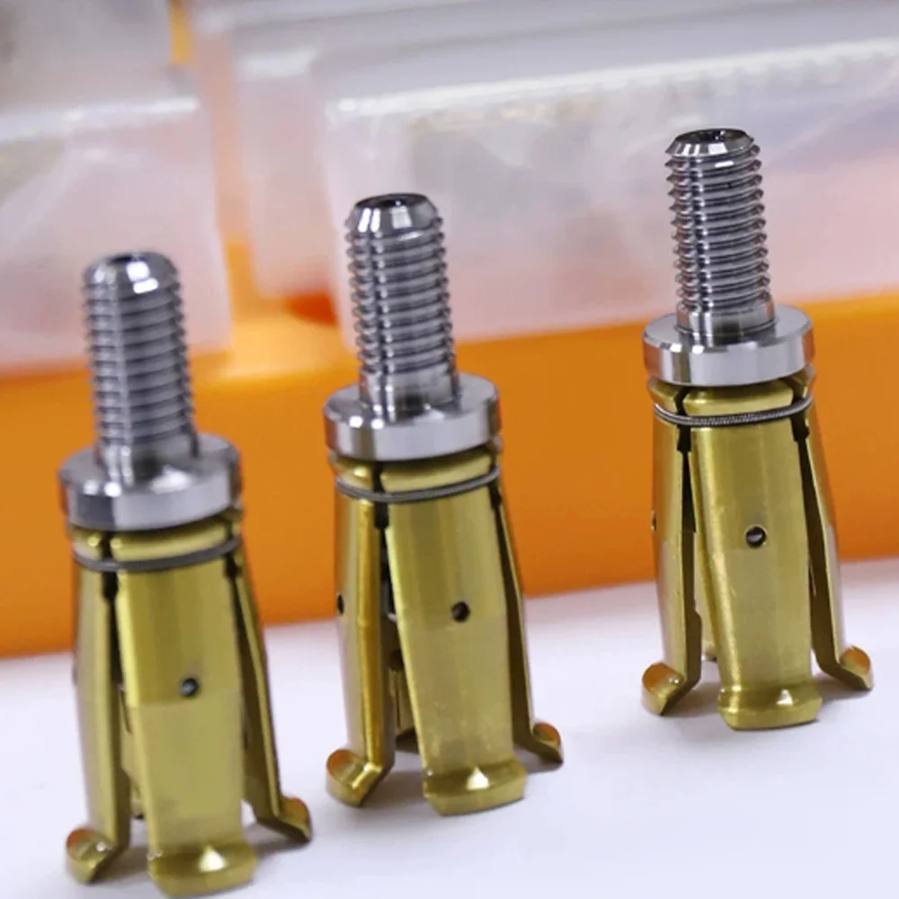CNC Spannwerkzeughalter Vierklauen-Spannzange Spindelgreifer BT30/40/50-45 ° HSK32/40/50/63 ISO25 Bearbeitungszubehör Drehmaschinen-Spannzange – Detail 11