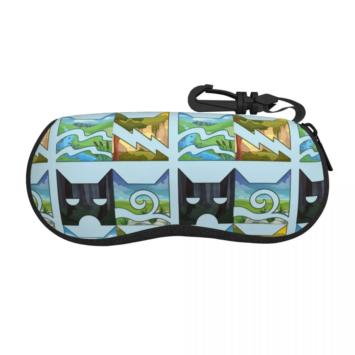 Four Warriors Warrior Cats Shell Glasses Case Protector Sunglasses Box Women Men Soft Eyeglasses Bag Pouch