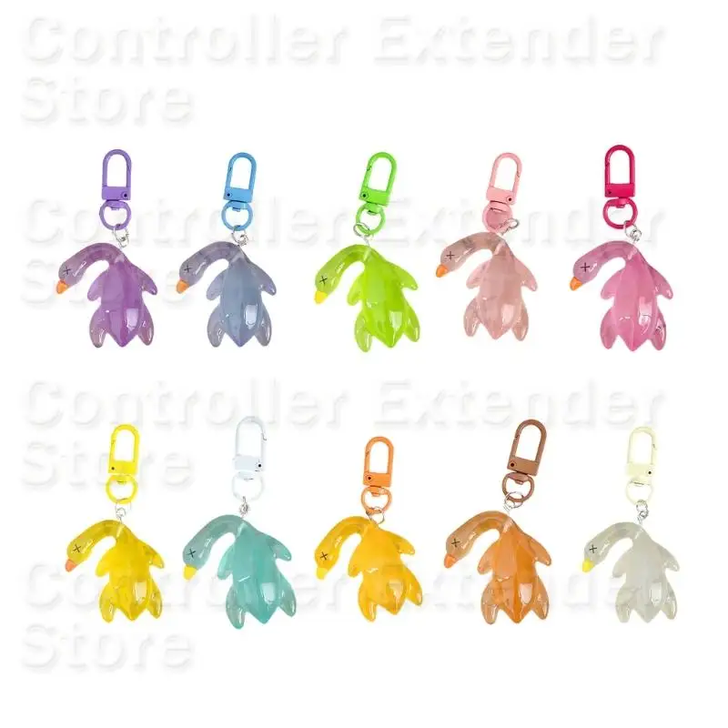 

N84B Glowing Duck Keychain Key Accessory for Women Men Bag Charm Key Decoration