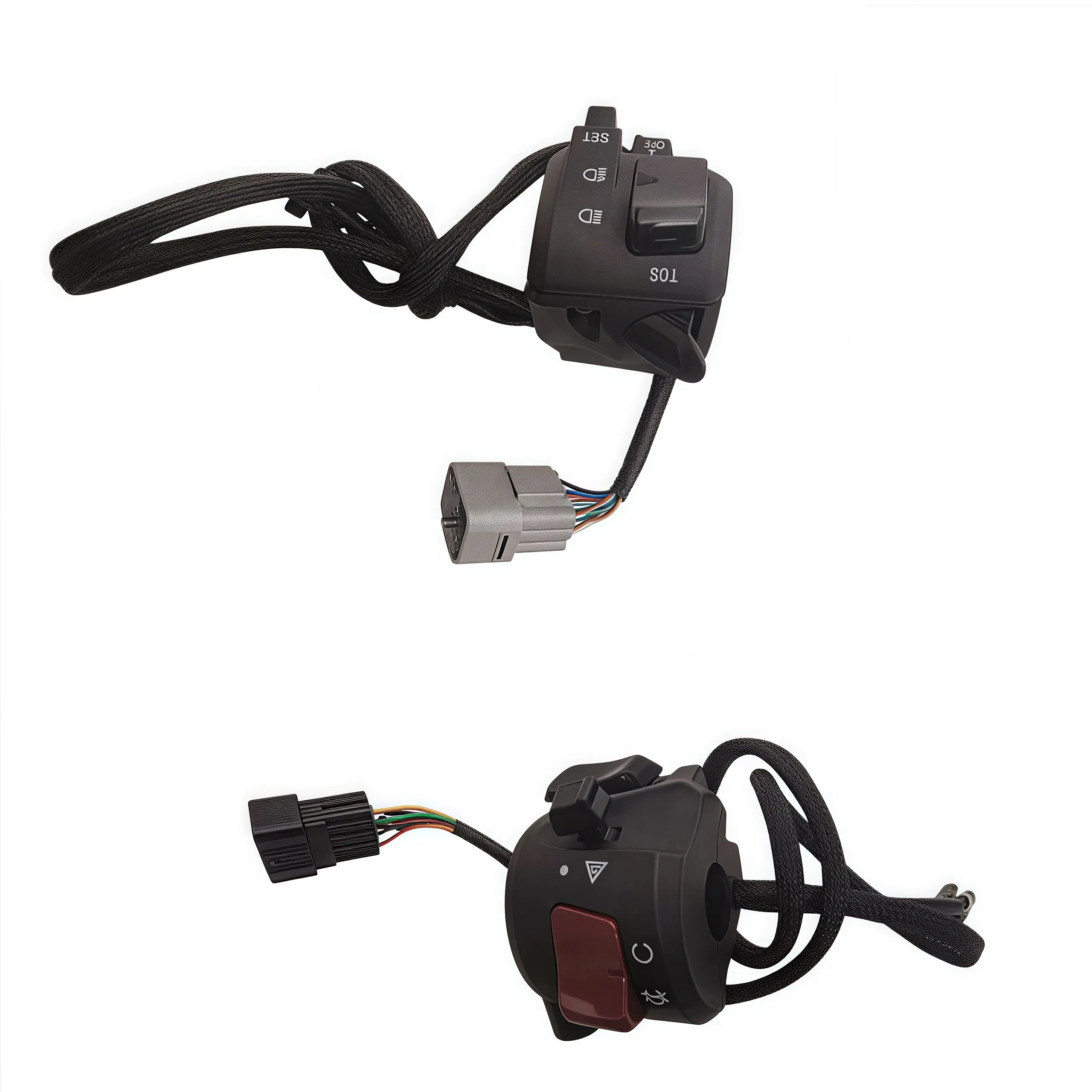 FOR VOGE CU525 LX500-3A Left and right hand control switches horn and light switches ignition switch 2023