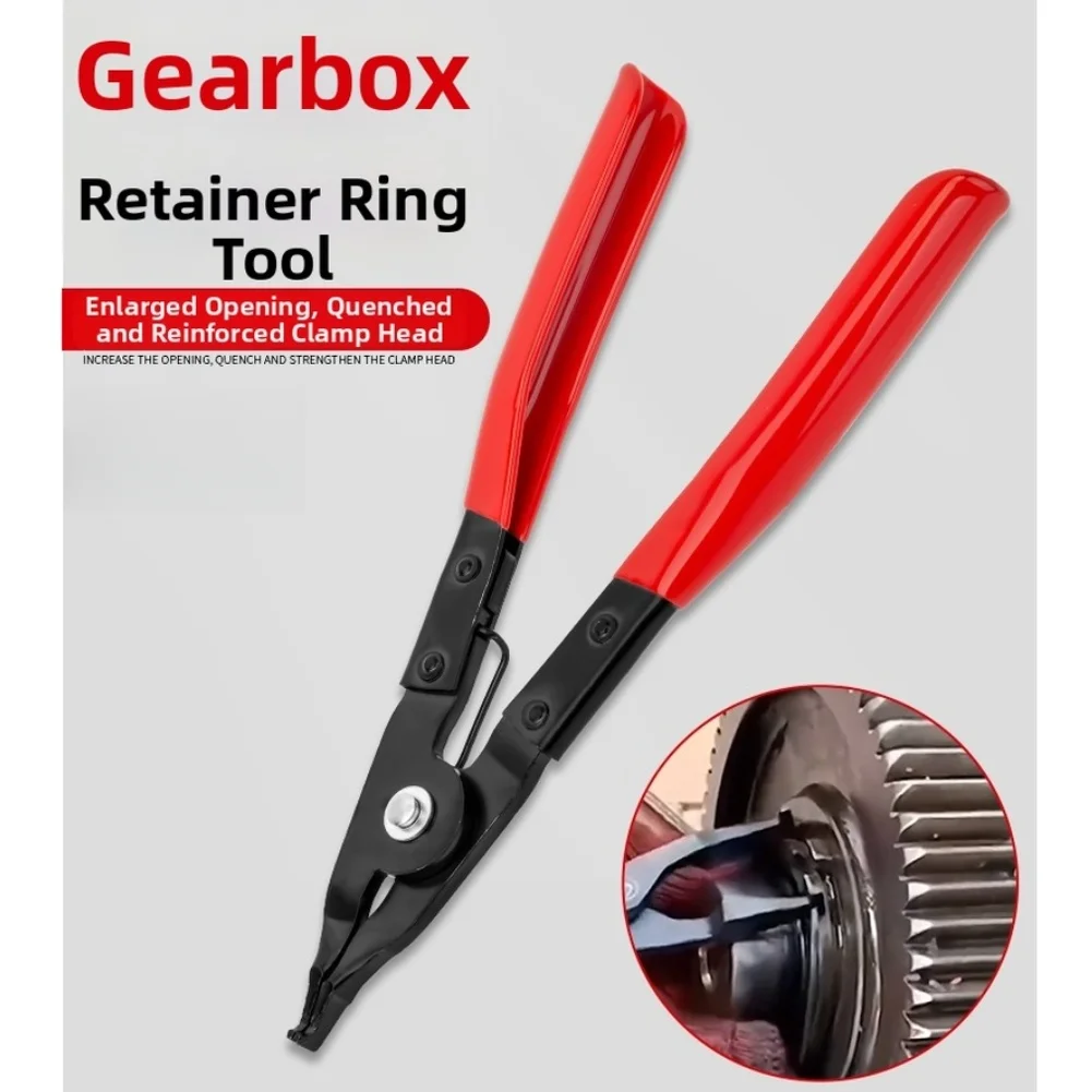 

Плоскогубцы для автоматического ремонта с плоской головкой для снятия внешнего стопорного кольца трансмиссии с пружинной и эргономичной ручкой