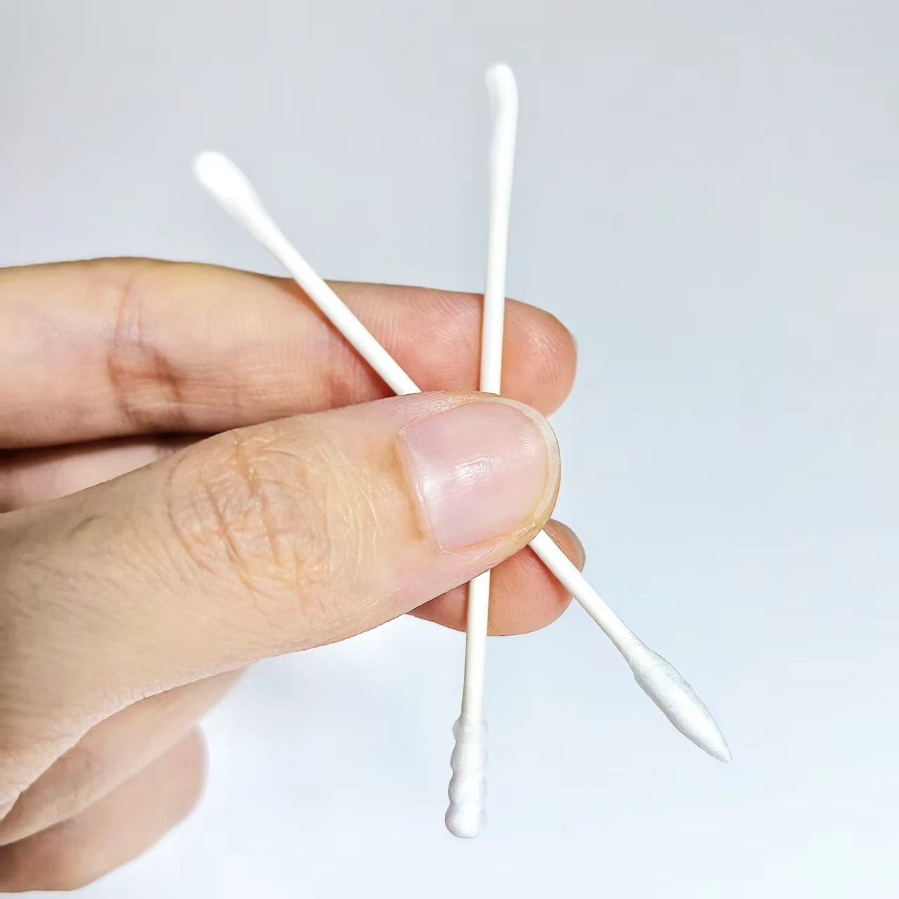 600개 메이플 리프 엘리먼트 면봉 가을 시리즈 양면 면봉 파인 액시스 스크류 라운드 양면 면봉