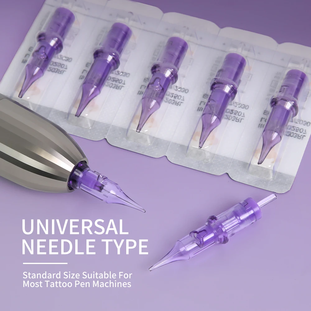 20 قطعة إبر خرطوشة الوشم RL RS بطانة مستديرة عالمية يمكن التخلص منها معقمة إبرة الوشم للوشم تجميل دائم #3