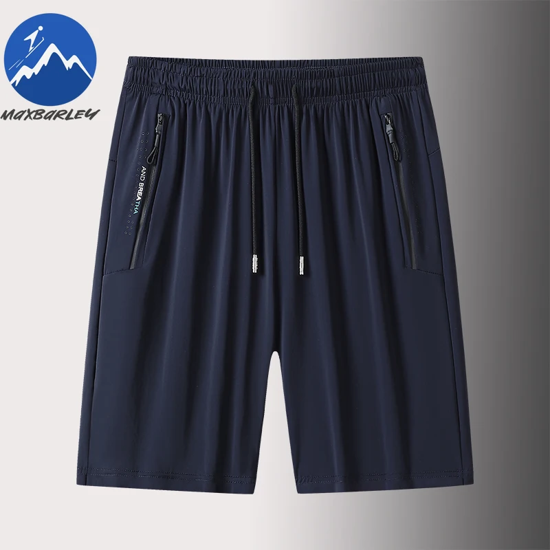 

Maxbarley Running Shorts Men Summer Gym Workout Ice Silk Quick Dry Jogging Sports Shorts Fishing Baggy Work Short Homme Bermuda