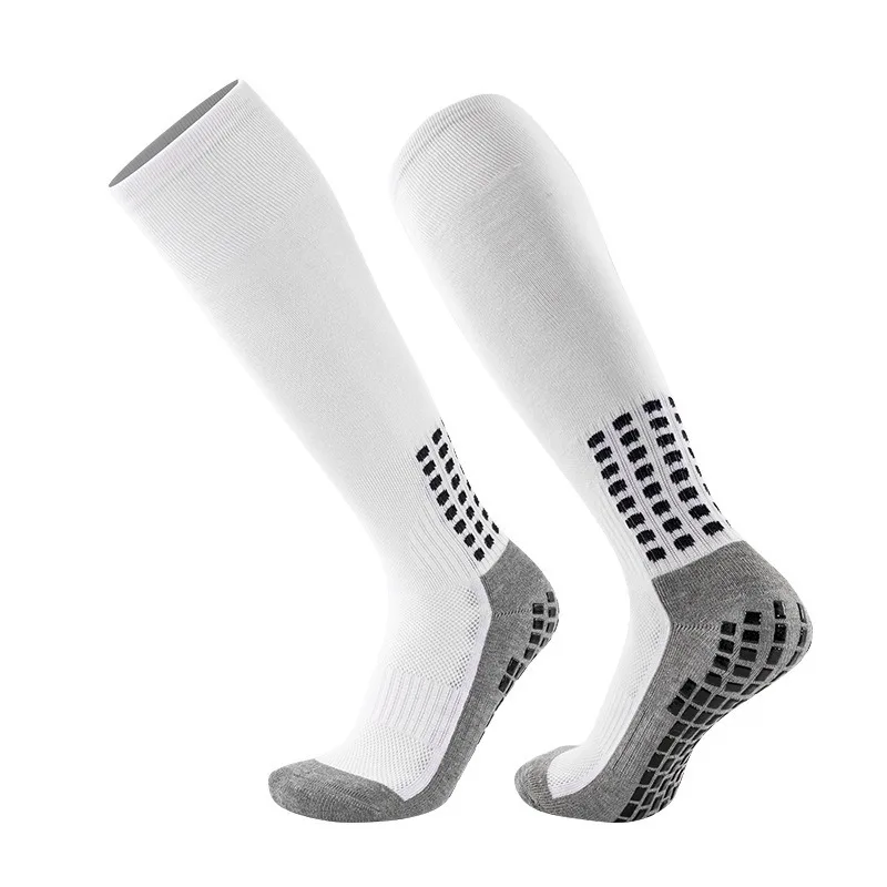 

Football Socks High Knee Anti Slip Silicone Grip Cushioned Sports Socks for Men Professional Training Wicking Odor Socks