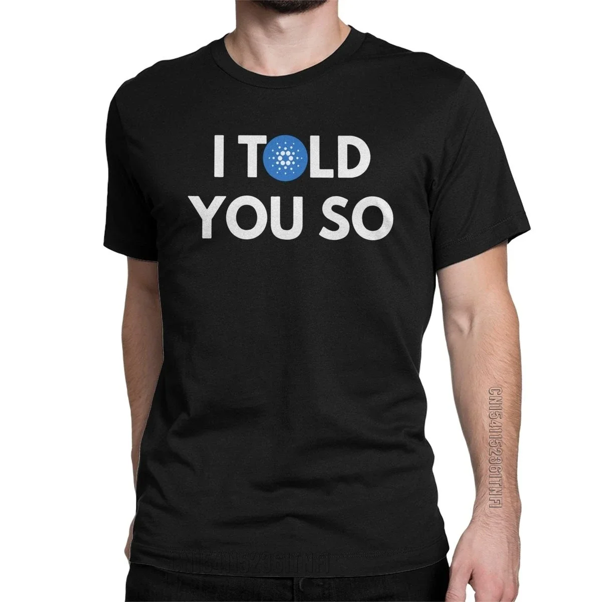 

Cardano Hold ADA Men's T Shirts Crypto Bitcoin 2019 Fashion Tee Shirt Classic Crew Neck T-Shirts 100% Cotton Gift Idea Tops