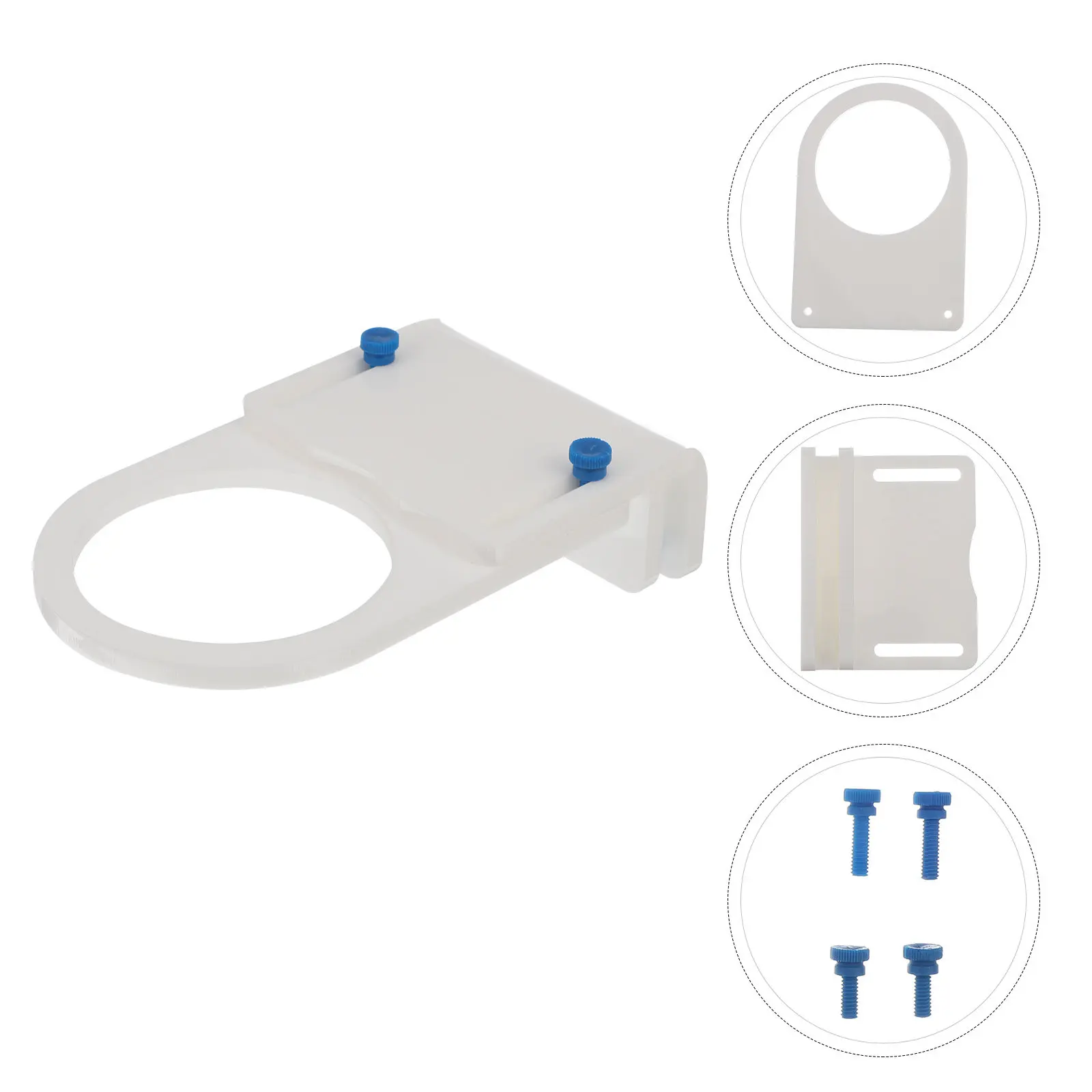 Telescopic Acrylic Filter Sock Holder 95Mm Diameter Adjustable Position Bracket Aquarium Filter Bag Holder White Easy Clean