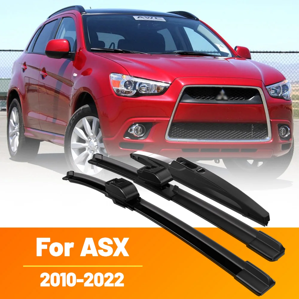 Für Mitsubishi ASX 2010-2022 2011 2012 2013 2014 Vordere & Hintere Wischerblätter Windschutzscheiben-Wischer 24"+21"+10"