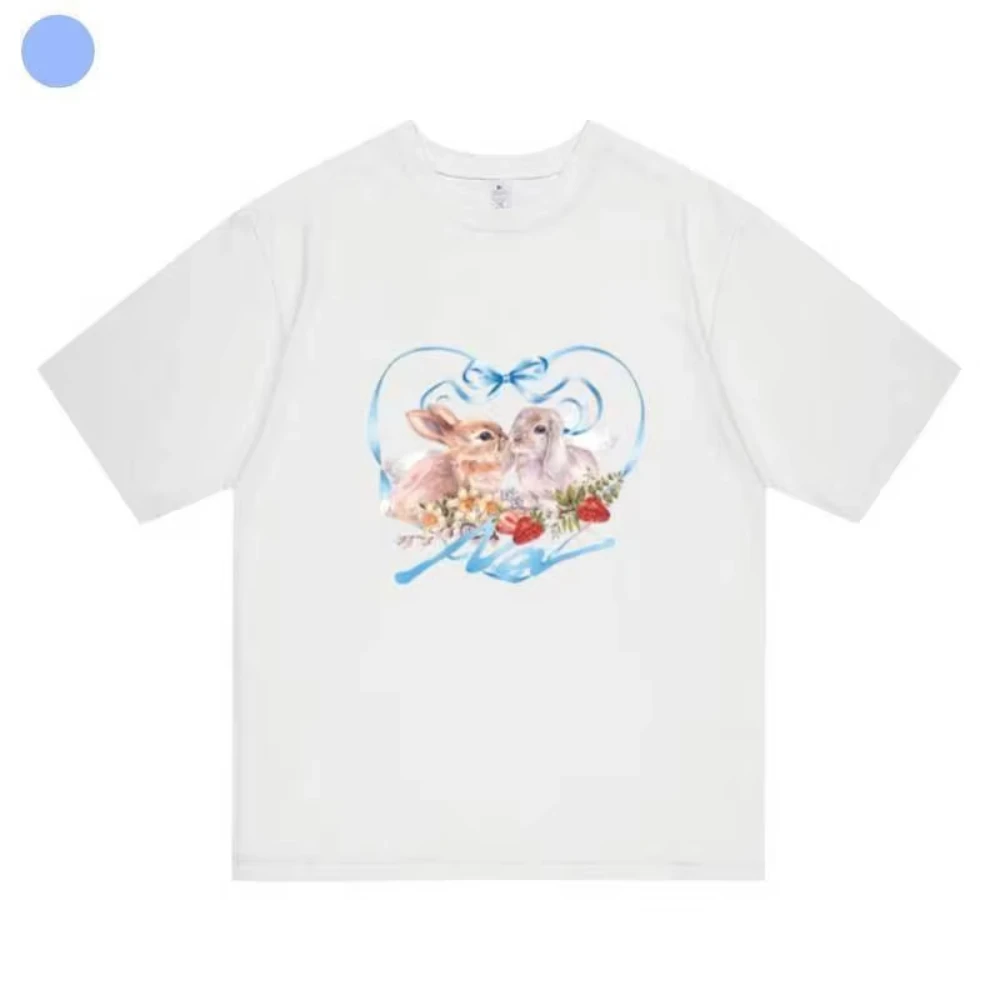 DOS veces Lin NA Lian NAYEON álbum NA periférico Zhou Tzuyu mismas ropa impresa manga corta mujeres hombres camiseta impresa verano Top