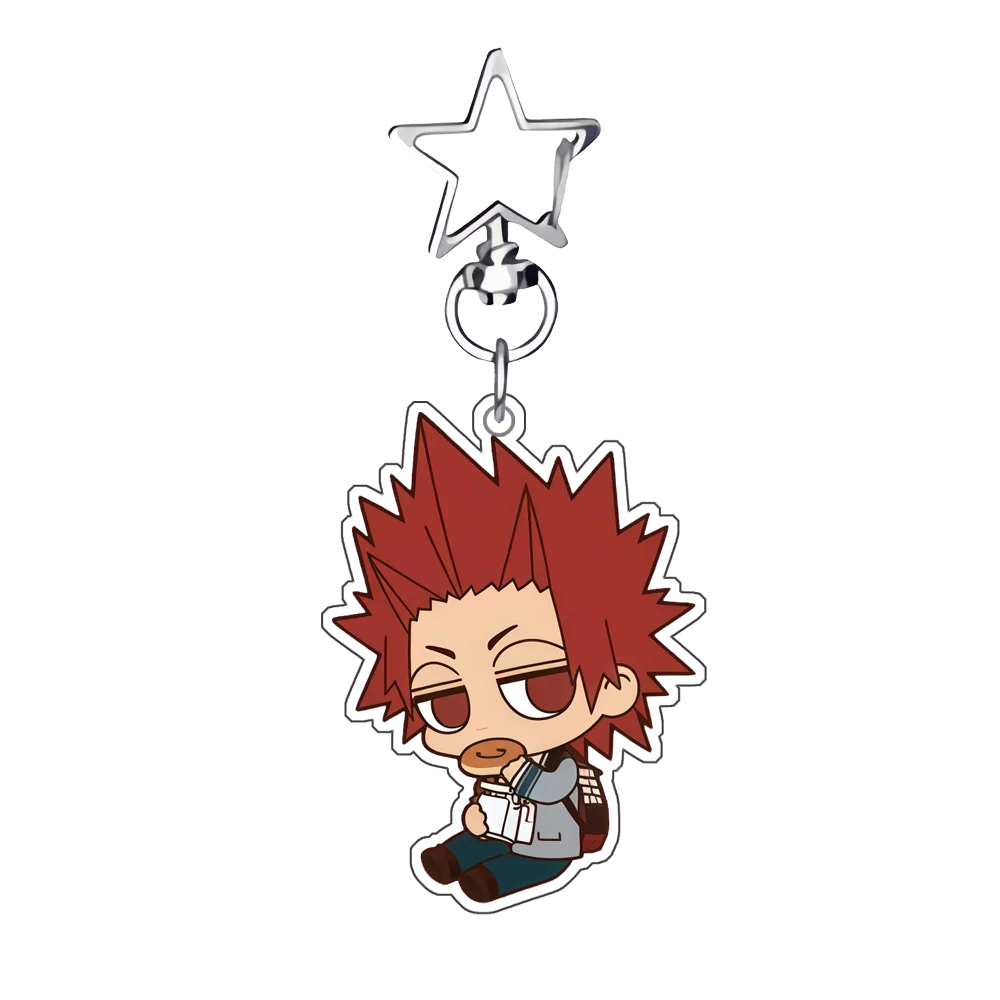 Acrylic Q version character Keychain for My Hero Academia Bakugo Izuku Tsuyu Eijiro Anime Decoration Collection lovely Gift view 6