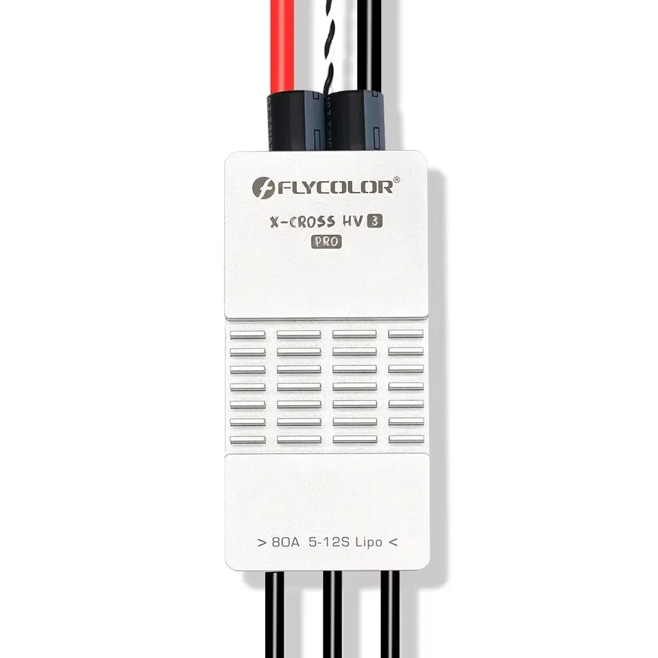 Flycolor 80A/200A ESC Borstelloze X-CROSS HV3 PRO 5-12S ARM 32-bit Geen BEC Elektrische Snelheidsregelaar voor RC Vliegtuig Drone Upgrade