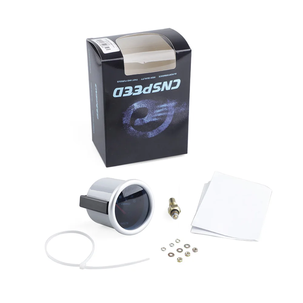 Car Auto Volts Gauge 8-16V 2