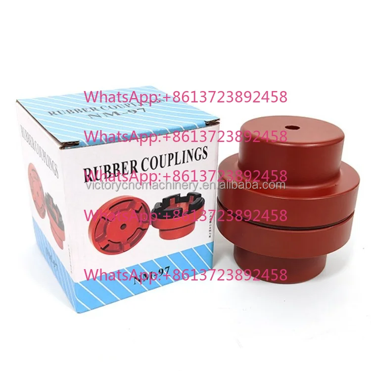 NM50 Cast Iron NM Series Flexible Coupling Assy Fits Motor Electric Rubber Couplings Elastic Coupling for CNC Machine