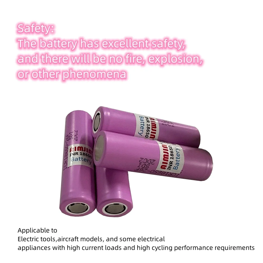 3.7V 2600mAh 18650 Battery For Samsung ICR18650 26F Lithium Lon Battery Replacement External Battery