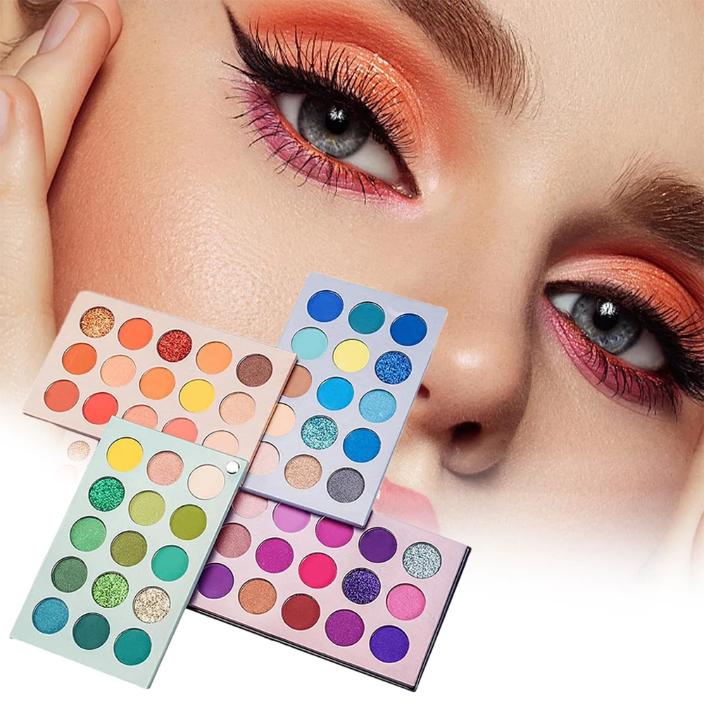 

60 Color Eyeshadow Palette Eye Makeup Cosmetic Glitter Matte Nude Blue Green Purple Waterproof Long Wear Eye Shadow