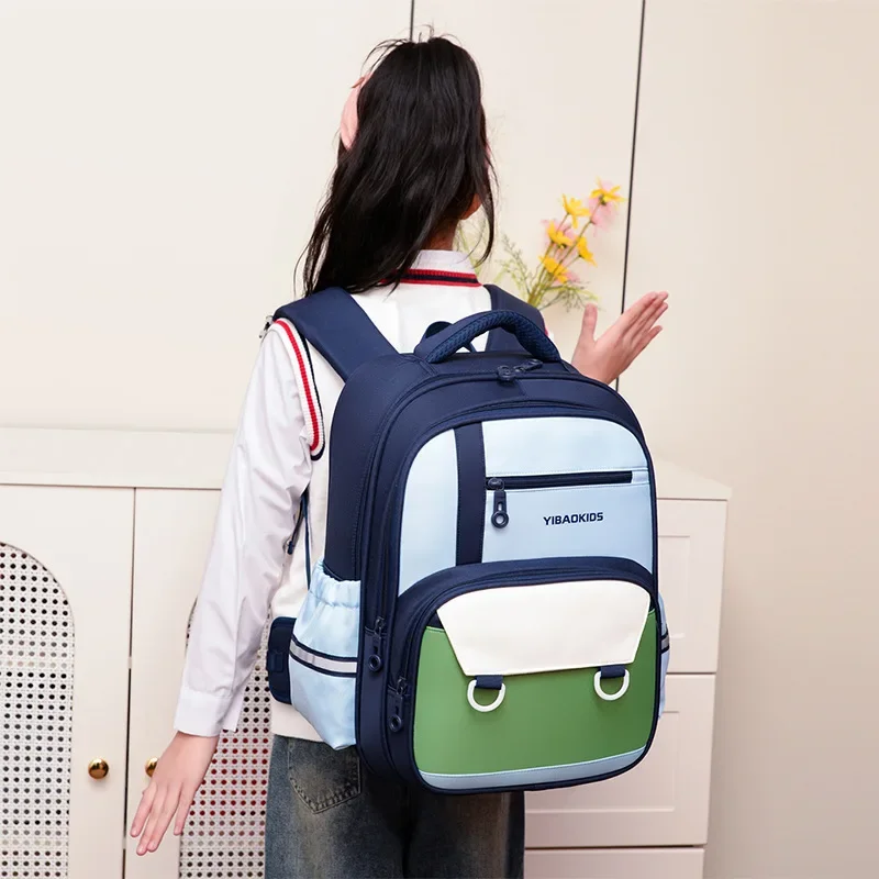 Kids Bookpack Elementary School Students\' Backpack Preschool Mochila Orthopedic Schoolbags for Teenager Boys and Girls