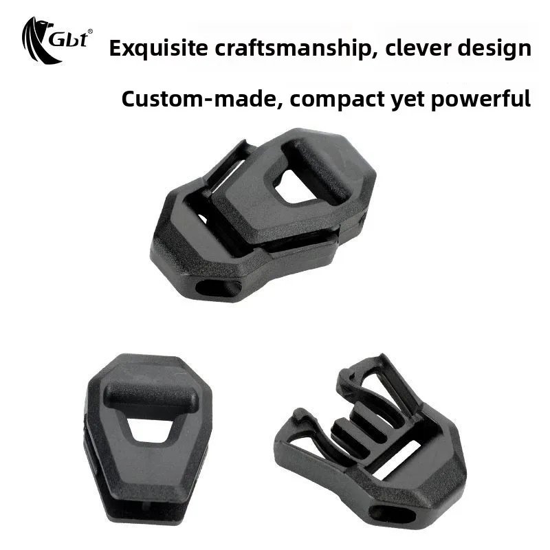 Adjustable Elastic Rope Ring Buckle Plastic Sub-Mother Clasp Backpack School Bag Sports Outdoor Unisex Waist Bag Clip