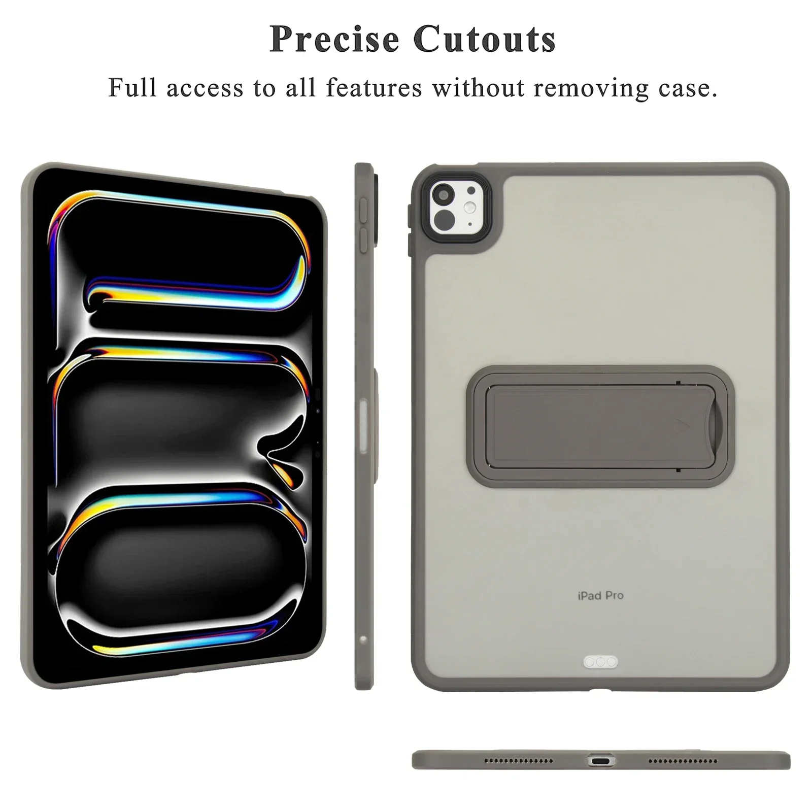 Coque arrière pour IPad Pro 11, iPad Air 11, M2, 2024 Funda, ISub 10.2, 9, 8, 7th, 9.7, 6, 5th, Air 5, 4, 10th, Isabel 10.9 pouces