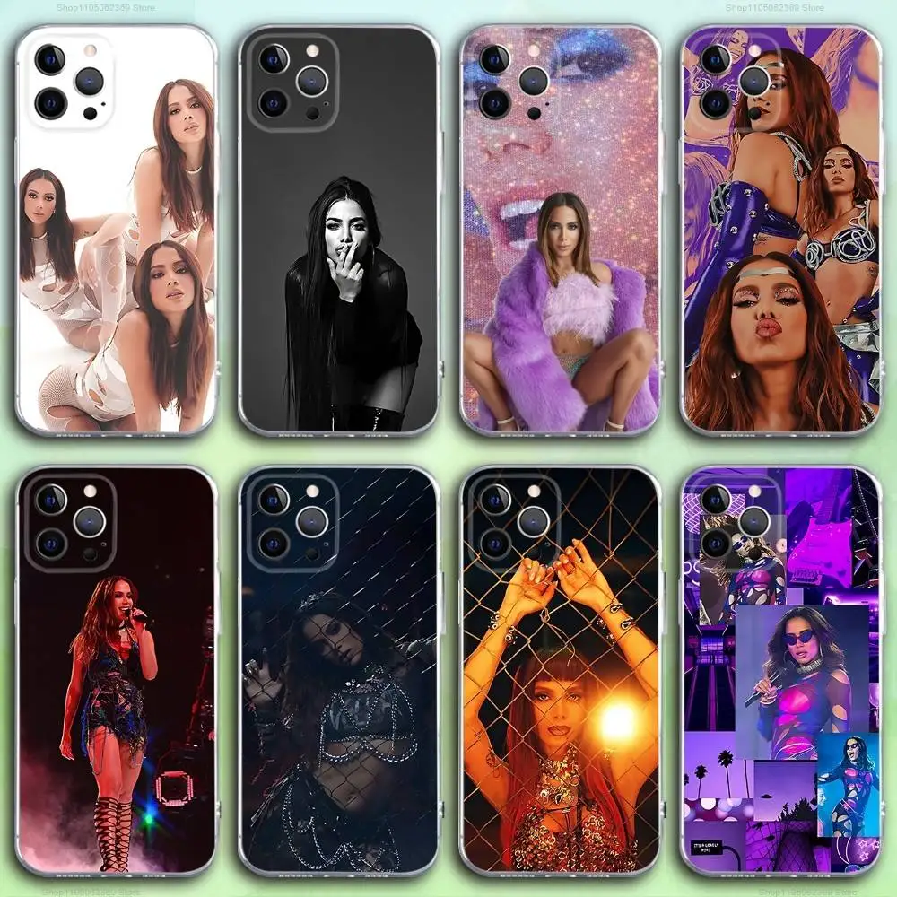 

Чехол для телефона Singer A-Anitta для iPhone 17,16,15,14,13,12,11 Pro,Max,Plus,X,XS,XR,SE4,E Mini, прозрачный мягкий чехол